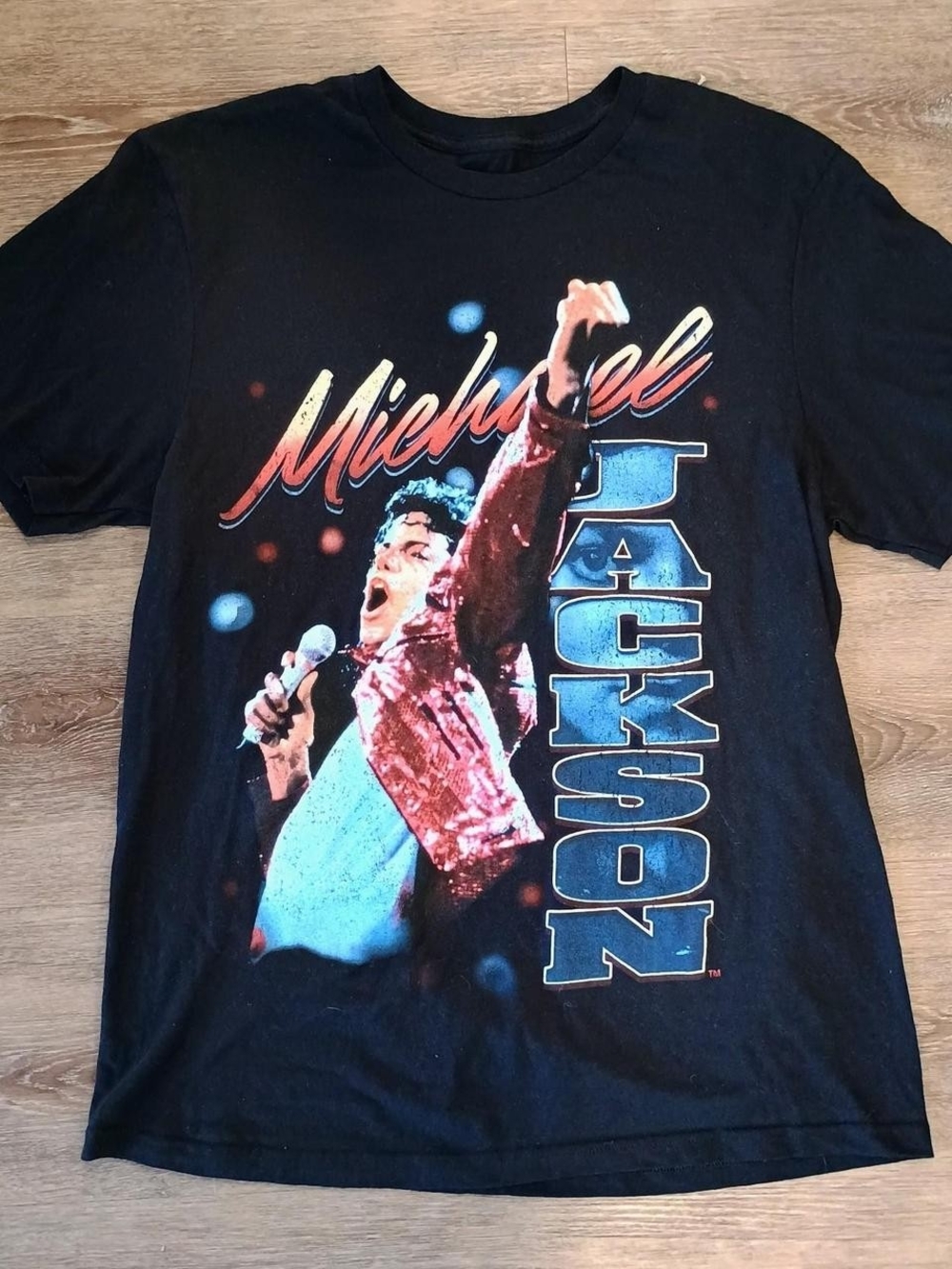 Official Michael Jackson Tee MJ Collection Iconic Pose Graphic